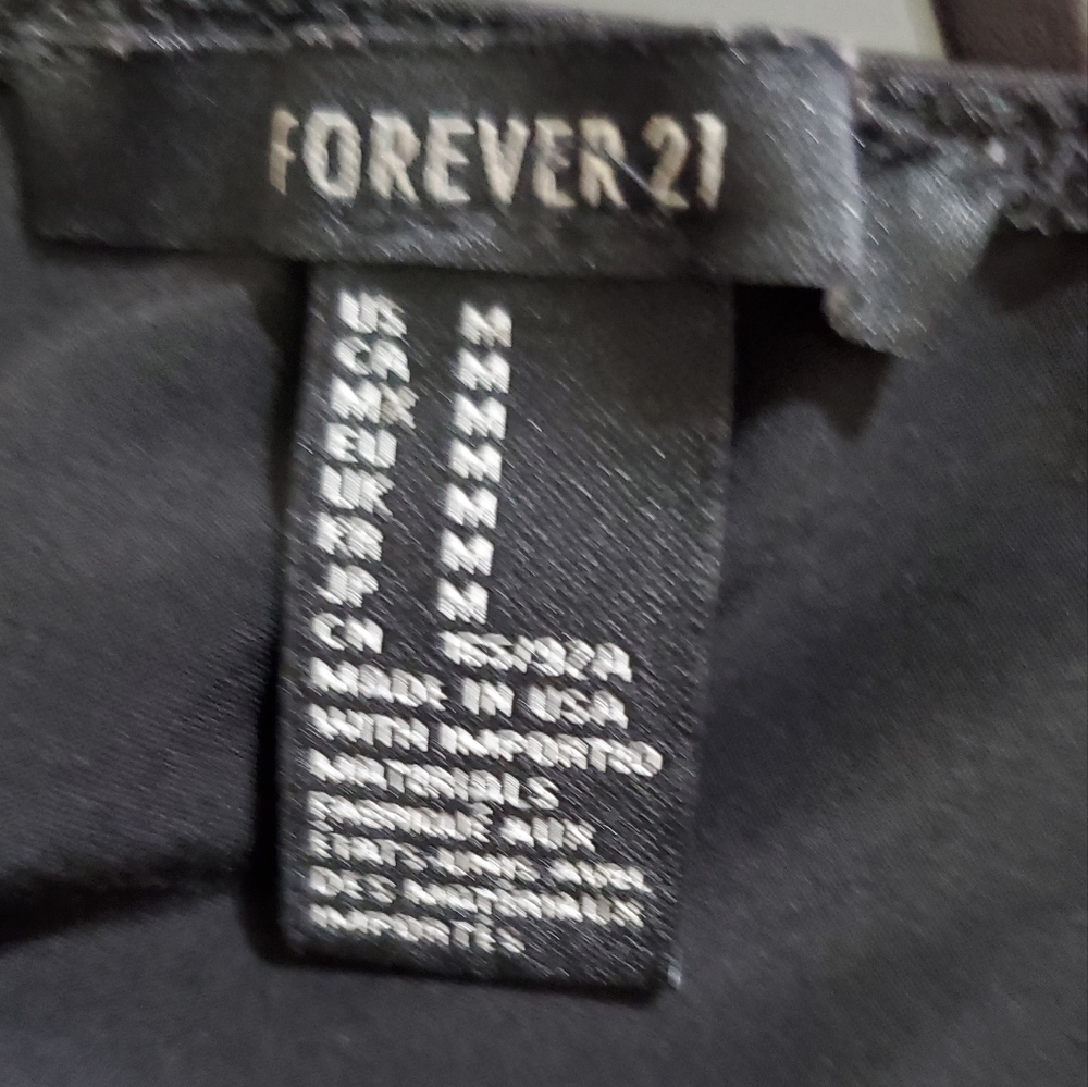 Forever 21 Mini Dress good condition color Black - Picture 2 of 8